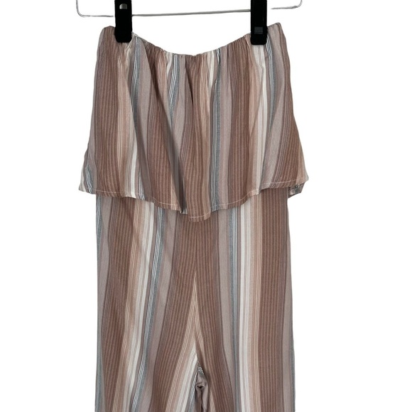 L*SPACE x REVOLVE Paulina Harmony Stripe Strapless Jumpsuit - Picture 3 of 9